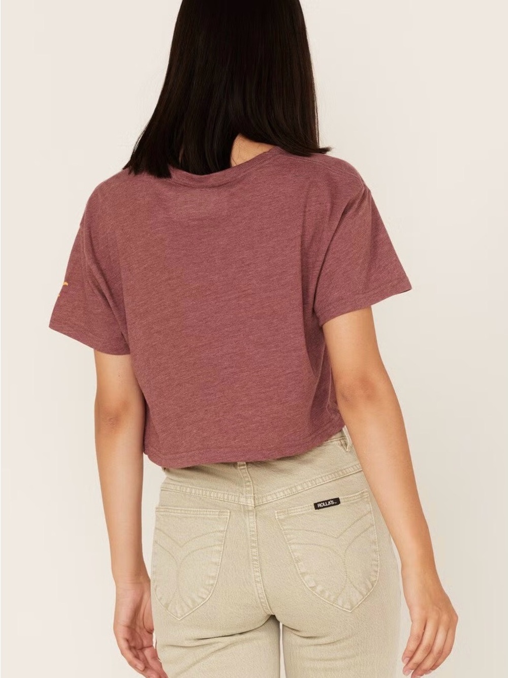 Wrangler x Yellowstone Women's RIP Can Be My Ranch Hand Cropped Graphic Tee - Picture 3 of 5